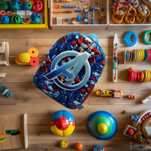 PLECAK PRZEDSZKOLNY 3D MAŁY AVENGERS 30x23x10 cm KIDS EUROSWAN 7