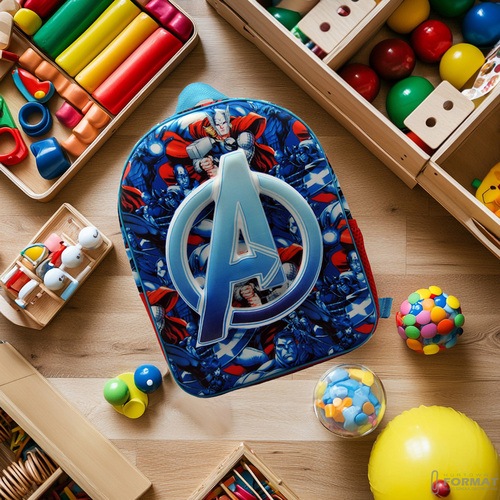 PLECAK PRZEDSZKOLNY 3D MAŁY AVENGERS 30x23x10 cm KIDS EUROSWAN 8