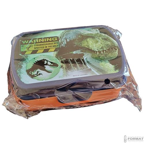 ŚNIADANIÓWKA PUDEŁKO ŚNIADANIOWE PARK JURAJSKI JURASSIC PARK 16x12x5 cm 6
