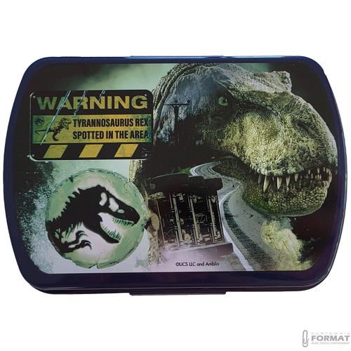 ŚNIADANIÓWKA PUDEŁKO ŚNIADANIOWE PARK JURAJSKI JURASSIC PARK 16x12x5 cm 7