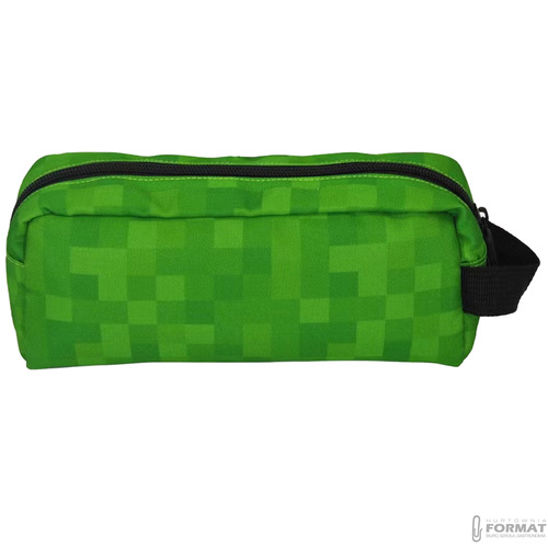 PIÓRNIK SZKOLNY DWUKOMOROWY SASZETA MINECRAFT KIDS EUROSWAN ZIELONY 4