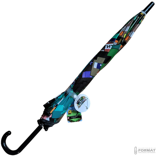 PARASOLKA PRZEZROCZYSTA PARASOL DZIECIĘCY 48 cm MINECRAFT 3