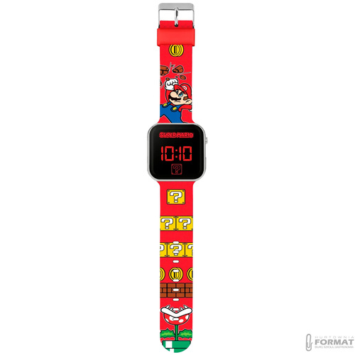 ZEGAREK CYFROWY LED NA RĘKĘ DLA DZIECI SUPER MARIO KIDS EUROSWAN 3