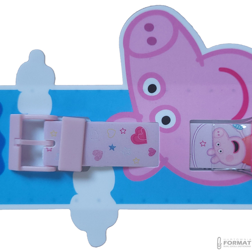 ZEGAREK CYFROWY DLA DZIECI PEPPA PIG ŚWINKA PEPPA KE02 ECO KIDS EUROSWAN 4