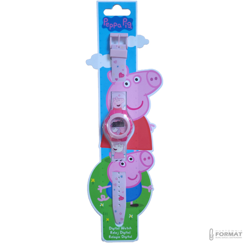 ZEGAREK CYFROWY DLA DZIECI PEPPA PIG ŚWINKA PEPPA KE02 ECO KIDS EUROSWAN 6