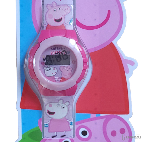 ZEGAREK CYFROWY DLA DZIECI PEPPA PIG ŚWINKA PEPPA KE02 ECO KIDS EUROSWAN 7