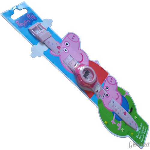 ZEGAREK CYFROWY DLA DZIECI PEPPA PIG ŚWINKA PEPPA KE02 ECO KIDS EUROSWAN 8