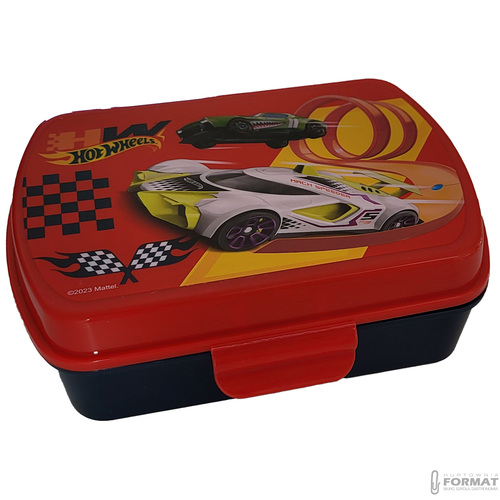 ŚNIADANIÓWKA PUDEŁKO ŚNIADANIOWE HOT WHEELS 16x12x5 cm 2
