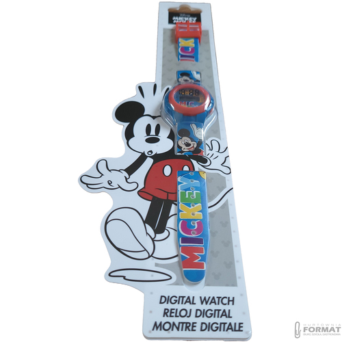 ZEGAREK CYFROWY DLA DZIECI MYSZKA MIKI MICKEY MOUSE KE02 ECO KIDS EUROSWAN 2