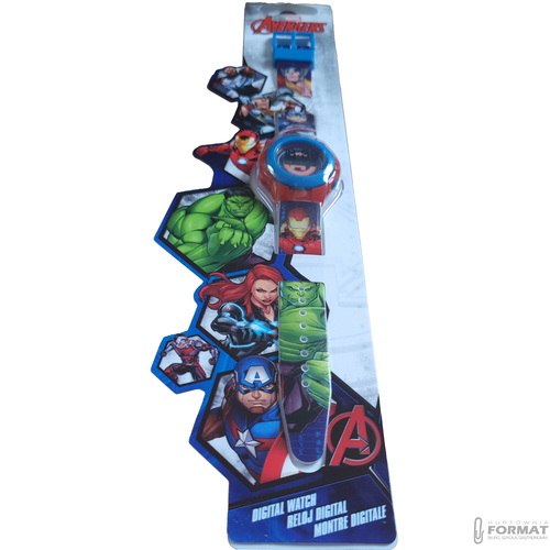 ZEGAREK CYFROWY DLA DZIECI MARVEL AVENGERS KE02 ECO KIDS EUROSWAN 2