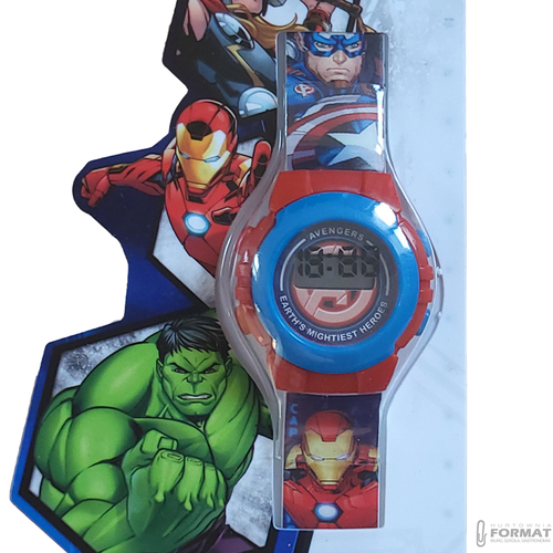 ZEGAREK CYFROWY DLA DZIECI MARVEL AVENGERS KE02 ECO KIDS EUROSWAN 7