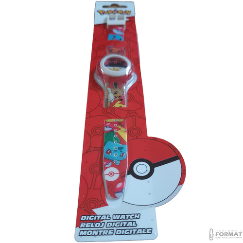 ZEGAREK CYFROWY DLA DZIECI POKEMON KE02 ECO KIDS EUROSWAN 2