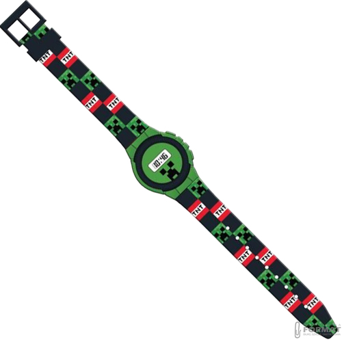 ZEGAREK CYFROWY DLA DZIECI MINECRAFT KE02 ECO KIDS EUROSWAN 3
