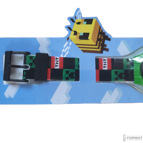 ZEGAREK CYFROWY DLA DZIECI MINECRAFT KE02 ECO KIDS EUROSWAN 4