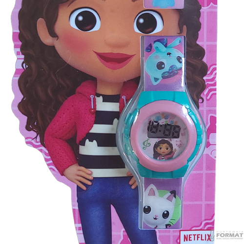 ZEGAREK CYFROWY DLA DZIECI KOCI DOMEK GABI GABBY'S DOLLHOUSE KE02 ECO 7