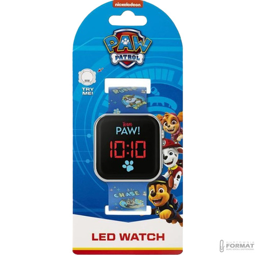 ZEGAREK CYFROWY LED NA RĘKĘ DLA DZIECI PSI PATROL PAW PATROL KIDS EUROSWAN 4