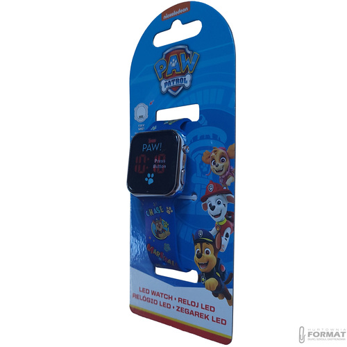 ZEGAREK CYFROWY LED NA RĘKĘ DLA DZIECI PSI PATROL PAW PATROL KIDS EUROSWAN 8