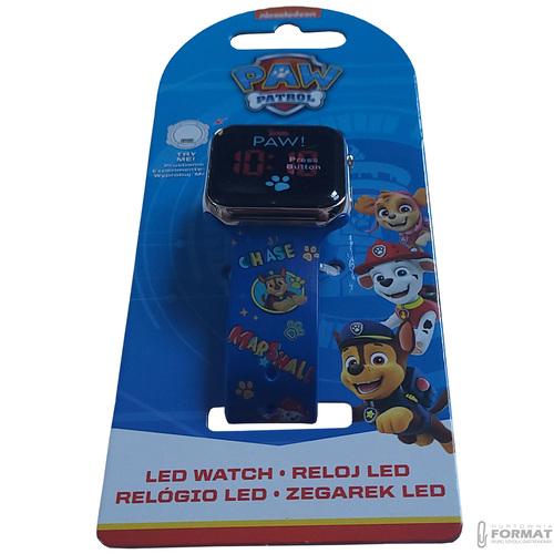 ZEGAREK CYFROWY LED NA RĘKĘ DLA DZIECI PSI PATROL PAW PATROL KIDS EUROSWAN 9