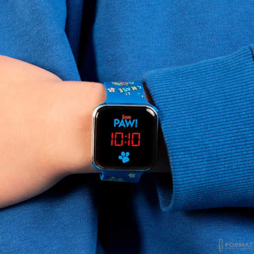 ZEGAREK CYFROWY LED NA RĘKĘ DLA DZIECI PSI PATROL PAW PATROL KIDS EUROSWAN 10