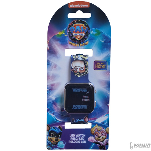 ZEGAREK CYFROWY LED NA RĘKĘ DLA DZIECI PSI PATROL PAW PATROL KIDS EUROSWAN 2