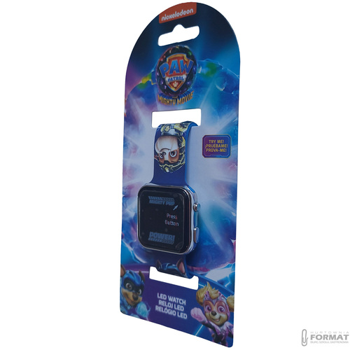 ZEGAREK CYFROWY LED NA RĘKĘ DLA DZIECI PSI PATROL PAW PATROL KIDS EUROSWAN 7