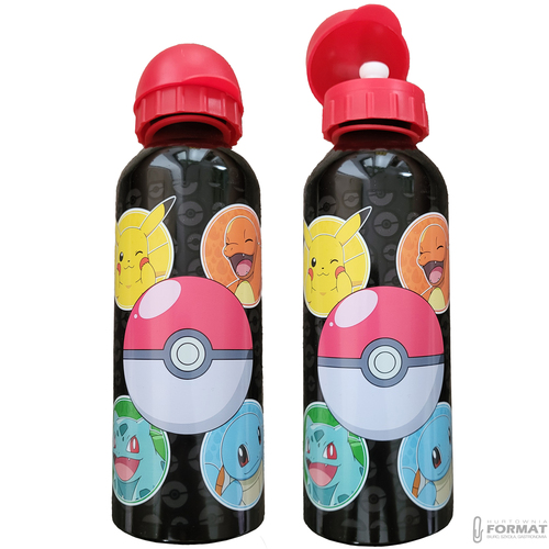 BIDON ALUMINIOWY 500 ml POKEMON CHARMANDER PIKACHU SQUIRTLE BULBASAUR 2