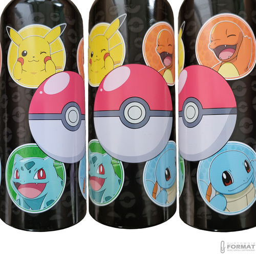 BIDON ALUMINIOWY 500 ml POKEMON CHARMANDER PIKACHU SQUIRTLE BULBASAUR 4