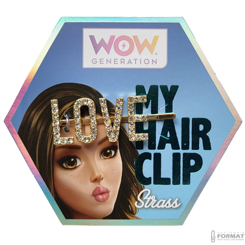 METALOWA SPINKA DO WŁOSÓW LOVE WOW GENERATION KIDS EUROSWAN 6