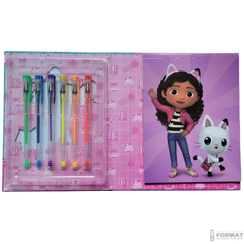 ZESTAW PIŚMIENNICZY KOCI DOMEK GABI GABBY'S DOLLHOUSE 7 ELEMENTÓW 3