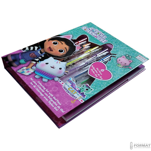 ZESTAW PIŚMIENNICZY KOCI DOMEK GABI GABBY'S DOLLHOUSE 7 ELEMENTÓW 8