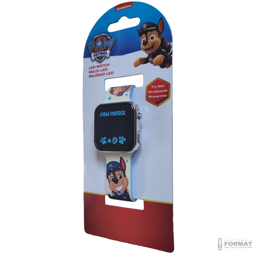 ZEGAREK CYFROWY LED NA RĘKĘ DLA DZIECI PSI PATROL PAW PATROL KIDS EUROSWAN 7