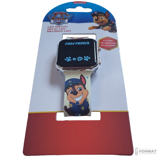 ZEGAREK CYFROWY LED NA RĘKĘ DLA DZIECI PSI PATROL PAW PATROL KIDS EUROSWAN 8