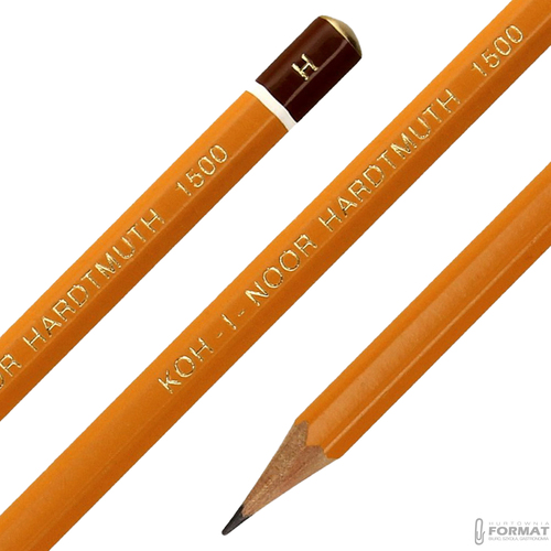 OŁÓWEK TECHNICZNY GRAFITOWY KOH-I-NOOR HARDTMUTH 1500 H 4