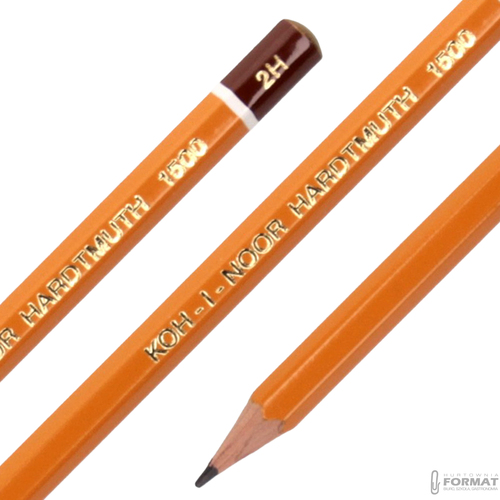 OŁÓWEK TECHNICZNY GRAFITOWY KOH-I-NOOR HARDTMUTH 1500 2H 4