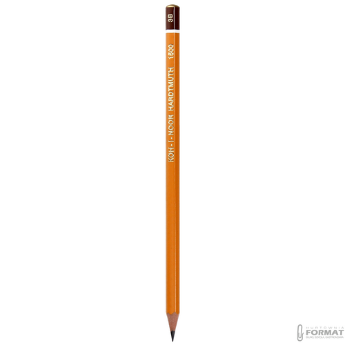 OŁÓWEK TECHNICZNY GRAFITOWY KOH-I-NOOR HARDTMUTH 1500 3B 3