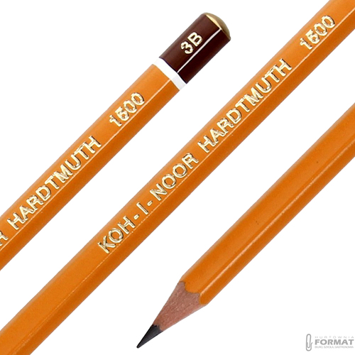 OŁÓWEK TECHNICZNY GRAFITOWY KOH-I-NOOR HARDTMUTH 1500 3B 4