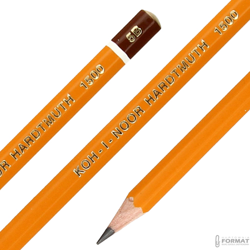 OŁÓWEK TECHNICZNY GRAFITOWY KOH-I-NOOR HARDTMUTH 1500 5B 4