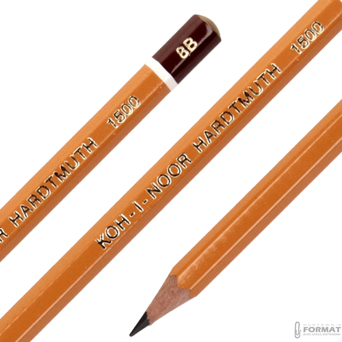 OŁÓWEK TECHNICZNY GRAFITOWY KOH-I-NOOR HARDTMUTH 1500 8B 7