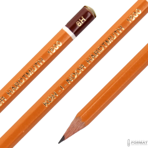 OŁÓWEK TECHNICZNY GRAFITOWY KOH-I-NOOR HARDTMUTH 1500 8H 6