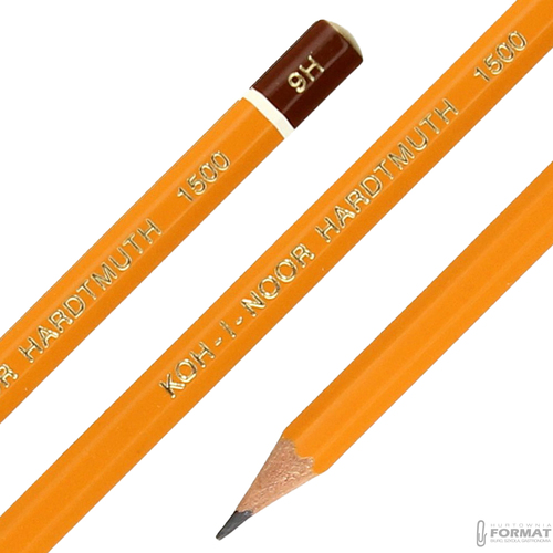 OŁÓWEK TECHNICZNY GRAFITOWY KOH-I-NOOR HARDTMUTH 1500 9H 7