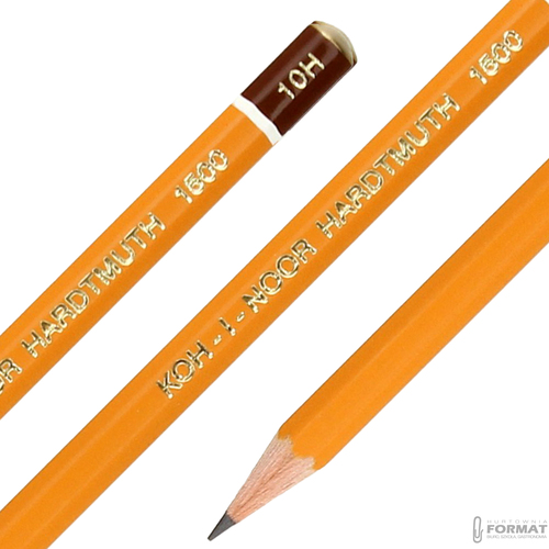 OŁÓWEK TECHNICZNY GRAFITOWY KOH-I-NOOR HARDTMUTH 1500 10H 6