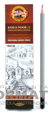 OŁÓWEK  TECHNICZNY KOHINOR 3B 1860 2