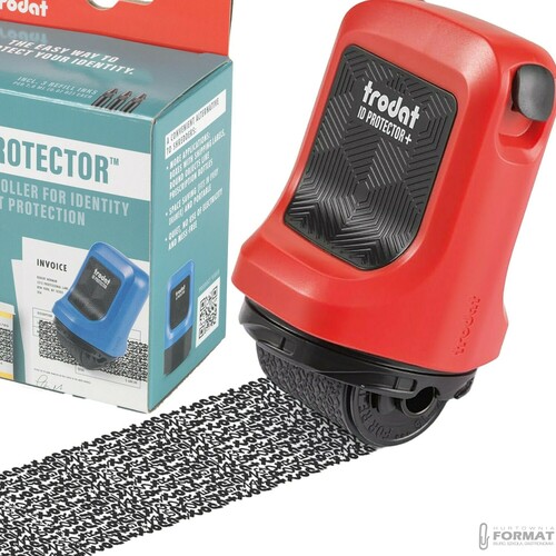 PIECZĄTKA TRODAT ID PROTECTOR 3w1 DO LISTÓW KARTONÓW OCHRONY DANYCH ROLLER 3