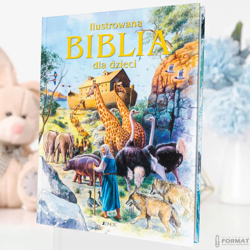 BIBLIA DLA DZIECI PREZENT KOMUNIA CHRZEST DZIEWCZYNKI CHŁOPCA +GRAWER 6