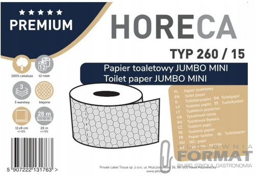 PAPIER TOALETOWY BIAŁY SUPER 3W27MB A12 2