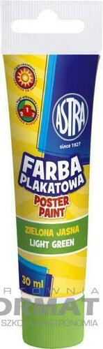 Farba plakatowa Astra, jasnozielona 30 ml 4