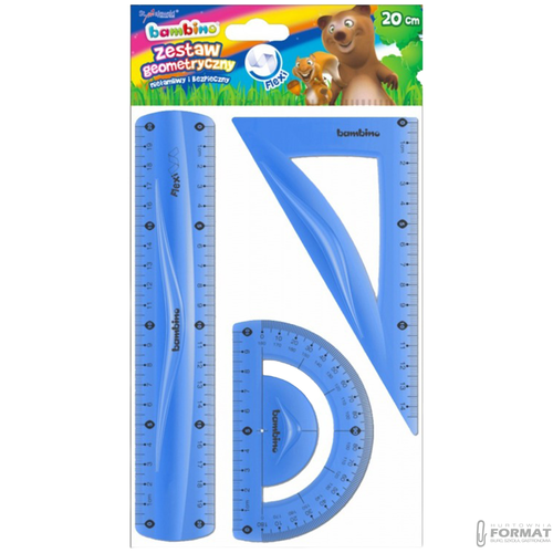 Zestaw geometryczny Bambino 3 elementy 20 cm flexi 5