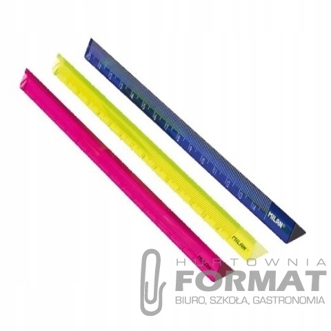 LINIJKA MILAN TRÓJKĄTNA 15CM KOLOR 3