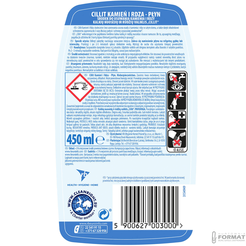 CILIT KAMIEŃ I RDZA PŁYN 450ML 3