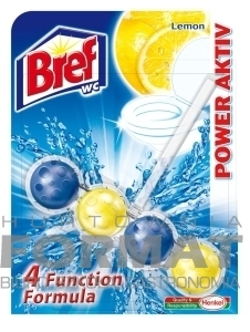 KOSZYK DO WC KULKI BREF ACTIVE LEMON 2